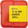 Jobber Drill, 12.5mm, Normal Helix, High Speed Steel, Black Oxide thumbnail-4