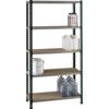 Standard Duty Shelving, 5 Shelves, 400kg Shelf Capacity, 1980mm x 1200mm x 450mm, Blue & Grey thumbnail-0
