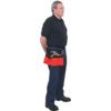 Polyester, Belt Pouch, 2 Pockets, Red/Black thumbnail-3