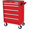 Roller Cabinet, Industrial Range, Red, 5 Drawers, (H) 845mm x (W) 465mm x (L) 710mm thumbnail-0