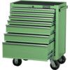 Roller Cabinet, Classic Range, Green, 7 Drawers, (H) 890mm x (W) 460mm x (L) 690mm thumbnail-1