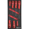 7 Piece 1000V Dual Grip VDE Screwdriver Set in 1/3 Width Foam Inlay for Tool Cabinets thumbnail-0