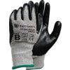 Cut Resistant Gloves, Black, EN388: 2016, 4, X, 4, 2, B, Nitrile Foam Palm, HPPE Liner, Size 11 thumbnail-0